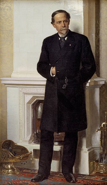 Retrato del arquitecto Ferdinand Meldahl de Peder Severin Krøyer